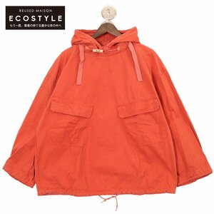 NIGEL CABOURN ナイジェルケーボン レッド コットン ガンナースモッグパーカ レッド 48 トップス コットン メンズ 中古