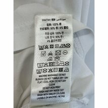 BURBERRY バーバリー 8055309 ホワイト ロゴ クルーネックTシャツ ホワイト XXS トップス コットン メンズ 中古_画像5