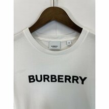 BURBERRY バーバリー 8055309 ホワイト ロゴ クルーネックTシャツ ホワイト XXS トップス コットン メンズ 中古_画像7