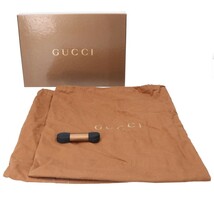 新品同様 GUCCI グッチ 225662 シェリーライン ハイカットスニーカー シューズ 36 ブラック レディース_画像9