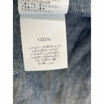 Brunello Cucinelli ブルネロクチネリ 22SS MW6763009 LEISURE FIT リネン100 半袖シャツ ネイビー M トップス リネン メンズ 中古_画像6