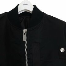 sacai サカイ 23年製 ブラック /Nylon Twill Blouson ブラック 1 ジャケット ナイロン レディース 中古_画像3