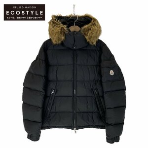 国内正規/23年製 MONCLER モンクレール I20911A00198 MAYA F マヤF ファー/フード付ダウン ジャケット 2 ブラック メンズ