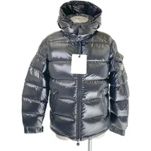 新品/国内正規/22年製 MONCLER モンクレール MAYAマヤ フード付ダウン ジャケット 1 ブラック メンズ_画像2