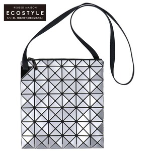 美品/国内正規 BAO BAO ISSEY MIYAKE バオバオイッセイミヤケ BB81-AG551 ピース ショルダーバッグ シルバー レディース