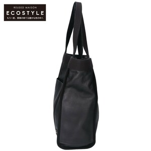 PORTER ポーター 384-05029 STAND TOTE BLACK LEATHER TOTE BAG スタンド レザー リバーシブル トートバッグ ブラック