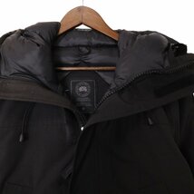 CANADA GOOSE カナダグース ブラックラベル ラングフォードパーカー 2062MB ブラック S ジャケット ポリエステル メンズ 中古_画像3