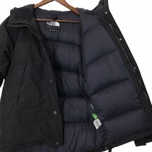 THE NORTH FACE ノースフェイス ND91930 ブラック マウンテンダウンジャケット ブラック S ジャケット ナイロン メンズ 中古_画像7