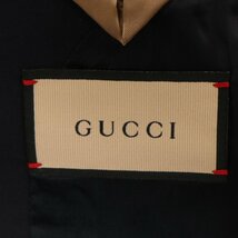 GUCCI グッチ 26H1F1 ネイビー 2Bスーツ ネイビー 44 スーツ ウール メンズ 中古_画像9