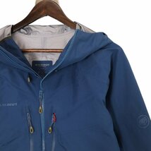 MAMMUT マムート ブルー 1010ー27120 GORE-TEX Teton HS フーディージャケット ブルー L ジャケット メンズ 中古_画像3