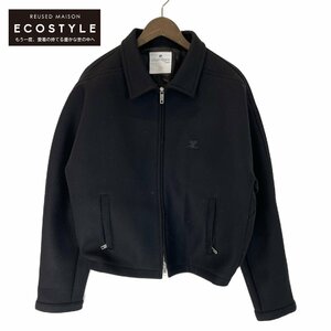 Courreges クレージュ 323CBL046WO00349999 WOLL ZIPPED BOMBER JACKET ブラック 48 ジャケット ウール レディース 中古