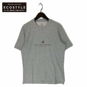 Brunello Cucinelli ブルネロクチネリ 21SS M0T617127 ライトグレー BE CONSCIOUS Tシャツ グレー M トップス コットン メンズ 中古