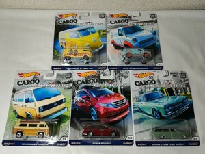 Hot Wheels Car Culture Hot Wheels Premium CARGO CARRIERS ホットウィール カーゴキャリアーズ5台セット スナゴン スカイラインバン