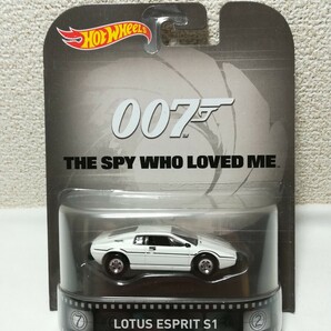 HOT WHEELS Retro Entertainment 007 THE SPY WHO LOVED ME LOTUS ESPRIT S1 007 私を愛したスパイ ロータス エスプリ S1の画像1