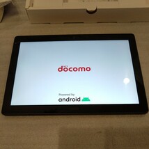 Android タブレット docomo dtab SHARP d-41A ブラック 本体 ほぼ未使用_画像1