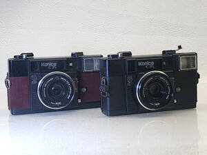 ★ R60418　Konica コニカ　C35　AF　KONICA HEXANON　38㎜　F2.8　2台セット ★