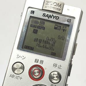 ★ R60430 SANYO サンヨー Xacti ICレコーダー ICR-PS504RM シルバー PCM/MP3録音 単4電池使用 ボイスレコーダー  ★の画像2