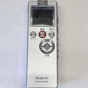 ★ R60430 SANYO サンヨー Xacti ICレコーダー ICR-PS504RM シルバー PCM/MP3録音 単4電池使用 ボイスレコーダー  ★の画像1