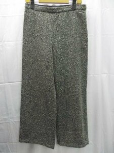 ★MaxMara◎マックスマーラ/チェック柄スラックス/パンツ/千鳥格子/ブラック/ホワイト/W84ｃｍ/42サイズ