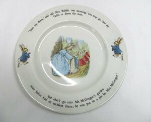 ★WEDGWOOD /ウェッジウッド ◎PETER RABBIT /ピーターラビット　24.5cm プレート　旧刻印