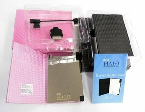 HALO☆ウルトラスリム3000 スマホ/携帯電話 ポータブル充電器 2個セット ピンク/ブラック 美品