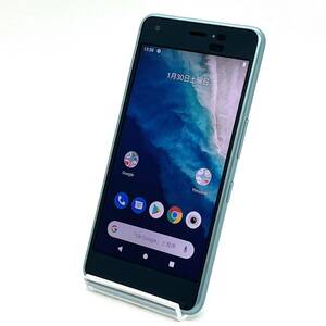 Android One S4 S4-KC ライトブルー ワイモバイル SIMロック解除済み 白ロム スマホ本体 送料無料 Y22MR