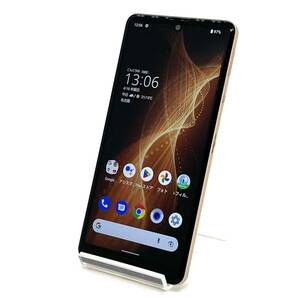 美品 AQUOS sense5G SH-M17 ライトカッパー SIMフリー 64GB スマホ本体 送料無料 Y1MR