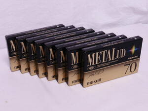maxell M-UD 70(F)　8個セット　メタルカセットテープ