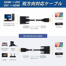 HDMI-DVI ケーブル 双方向対応 (タイプAオス-DVI端子）_画像3