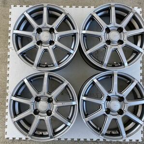 最終値下 ☆YOKOHAMA GRASS SV 14×5.5J ４×100 ET38 4本 フィット、ノート、アクア、ヤリスなどの画像1