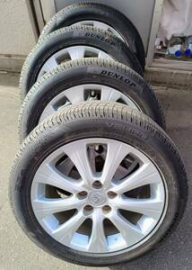 溝あり！レクサス GS GRL10 純正ホイール タイヤセット ビューロ VEURO VE304 17インチ 114.3 225/50R17 2021年製 残溝6〜7mm程度！