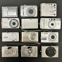 デジタルカメラCanon IXY Panasonic LUMIX CASIO EXILIM OLYMPUS FUJIFILM FinePix PENTAX Nikon COOLPIX Kenko（動作未確認 中古品）_画像1