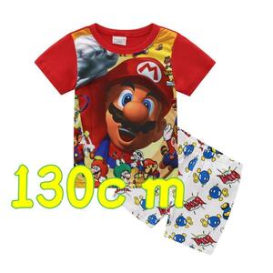 ★期間限定★ マリオ パジャマ 子供服 セットアップ 男の子 半袖 130