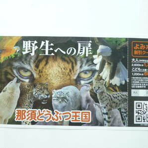 那須どうぶつ王国 割引クーポン 大人2600円→1300円  12月1日までの画像1