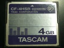 TASCAM　コンパクトフラッシュ　　CF-4HSR_画像2