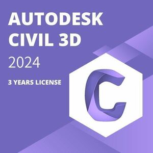 【正規】 Autodesk Civil 3D 2021～2024 Win64bit 3年版 3台利用可 メーカーサイトの利用・登録・サポート・アップデート等付属