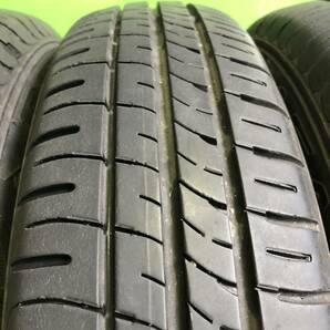 AE613-404 バリ山 ダンロップ ENASAVE 夏タイヤ 145/80R13 スチール TOPY製 13x4.00B +37 PCD100 ４穴 【4本】アルト モコ 等★1円スタートの画像5