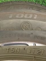 AE621-404 BMW バリ山 21年製 ブリヂストン TURANZA-T001 【1本】225/50R18 純正 18x7.5 J +51 PCD112 5穴 BMW F48 F39 等_画像7