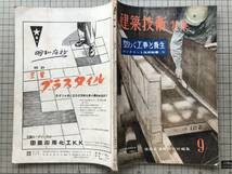 『建築技術 75号 特集 型わく工事と養生 コンクリート技術総書Ⅳ』近藤芳美・亀田泰弘 他 建設省建築研究所編集 建築技術研究会 1957 20012_画像2