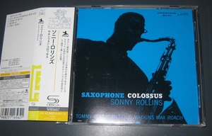 ♪♪ 高音質 SHM-CD ！！ ソニー・ロリンズ 名盤「SAXOPHONE COLOSSUS」 帯付 2016盤 Sonny Rollins PRESTIGE ♪♪