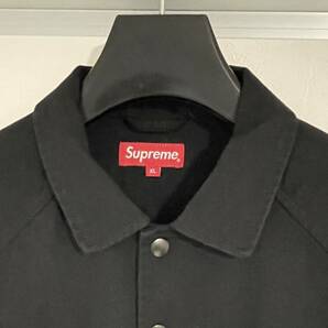 美品【希少XL 】Supreme シュプリーム 20FW ANTIHERO Snap Front Twill Jacket スナップフロントツイルジャケット ブラック 刺繍ビッグの画像3