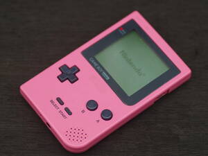 M10601 任天堂 GAME BOY pocket 電源確認OK機 ゲームボーイポケット ピンク 本体のみ Nintendo ゆうぱっく60 0604