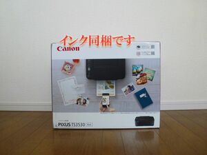 即納　キャノン　TS3530　プリンター　黒　　CANON　PIXUS（純正インク BC-365、BC-366 付き）送料無料