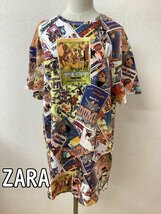 ザラ (ZARA) ディズニーキャラコラージュ スエット生地チュニック サイズL_画像1