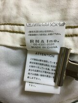 RNA グリーン系カモフラ柄パンツ リネン サイズS_画像6