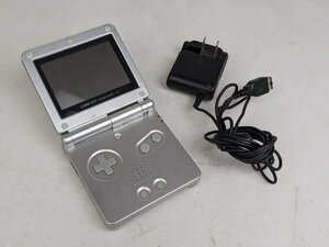 【動作確認済】 ゲームボーイアドバンスSP 本体 AGS-001 プラチナシルバー GBA / 30 (SGAW014798D)