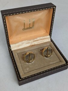 カフス Dunhill ダンヒル カフリンクス ブランド 小物 ケース付き ネクタイ ビジネス Dマーク アクセサリー / 30 (YHAW014813D)