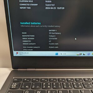 【即使用可能】ノートパソコン Lenovo ThinkBook 13s-IML Windows 11 Core i5 8GB SSD256GB Windows Update済 / 80 (RUHT015045)の画像6