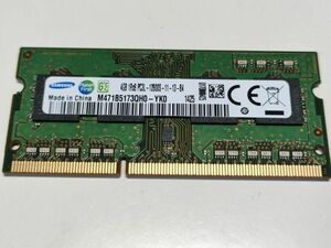 【動作確認済み】SAMSUNG DDR3L 4GB×1 PC3L-12800S SO-DIMM M471B5173QH0 低電圧【1425】