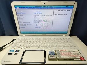 【一部ジャンク】東芝 dynabook T552/58FW i7仕様(CPU等欠品) BIOS起動可能 マザーボード 液晶パネル キーボード【動作確認済み】